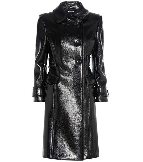 Miu Miu Leather Coats for Women 